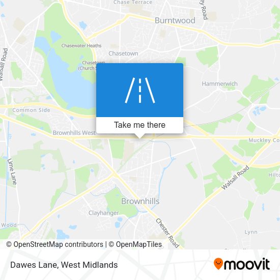 Dawes Lane map