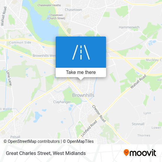 Great Charles Street map