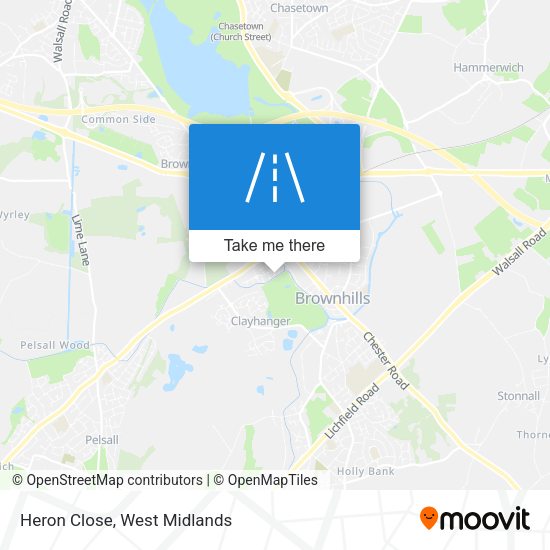 Heron Close map