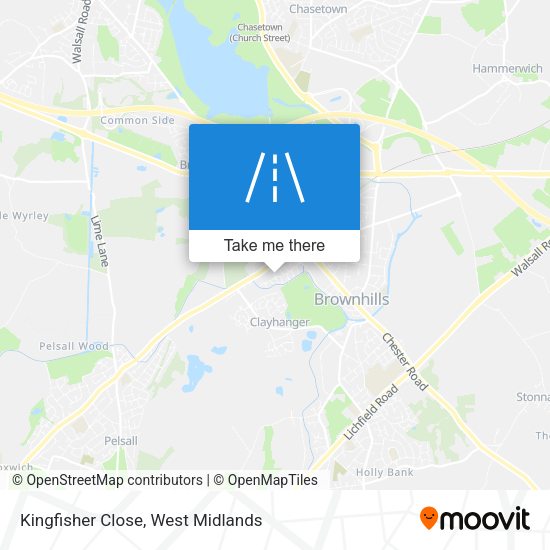 Kingfisher Close map