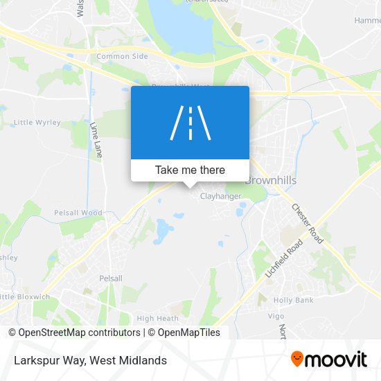 Larkspur Way map