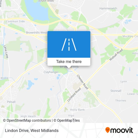 Lindon Drive map