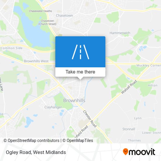 Ogley Road map