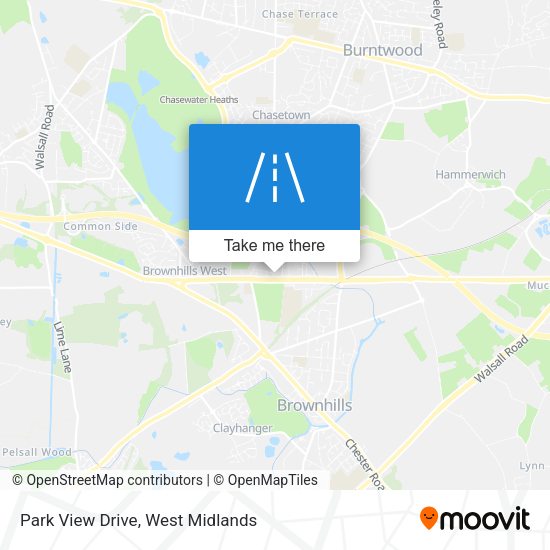 Park View Drive map