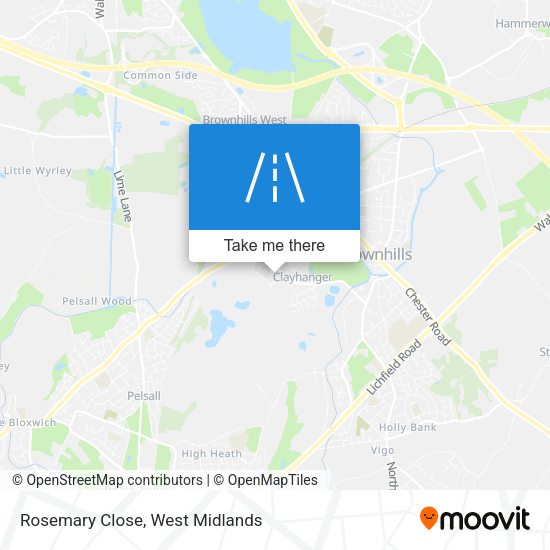 Rosemary Close map