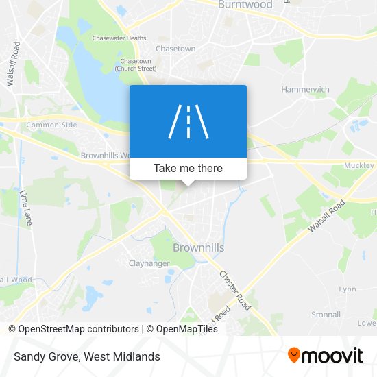 Sandy Grove map
