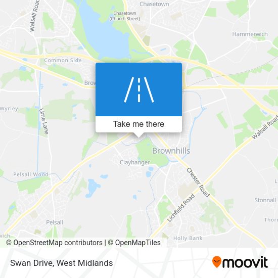 Swan Drive map