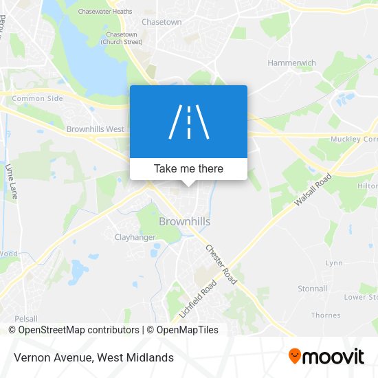 Vernon Avenue map