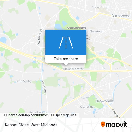 Kennet Close map