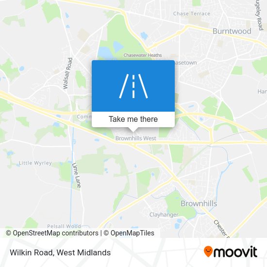 Wilkin Road map