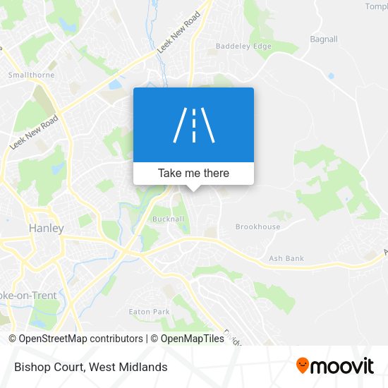 Bishop Court map