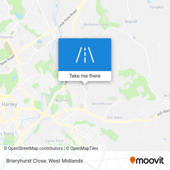 Brieryhurst Close map