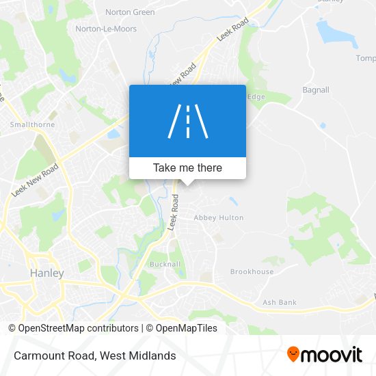 Carmount Road map