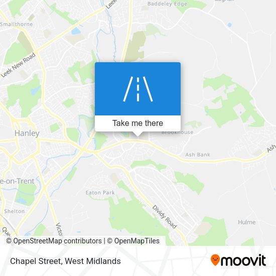 Chapel Street map