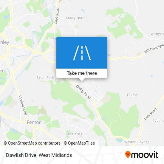 Dawlish Drive map