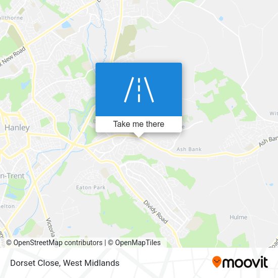 Dorset Close map