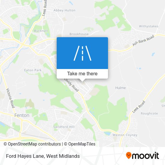 Ford Hayes Lane map