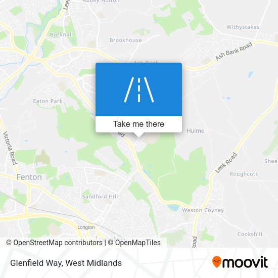 Glenfield Way map