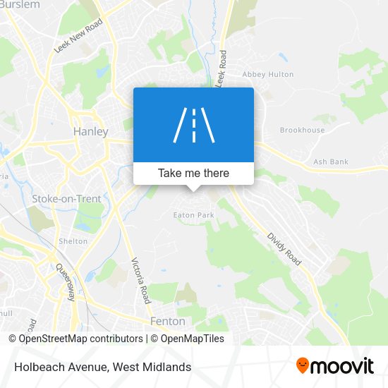 Holbeach Avenue map