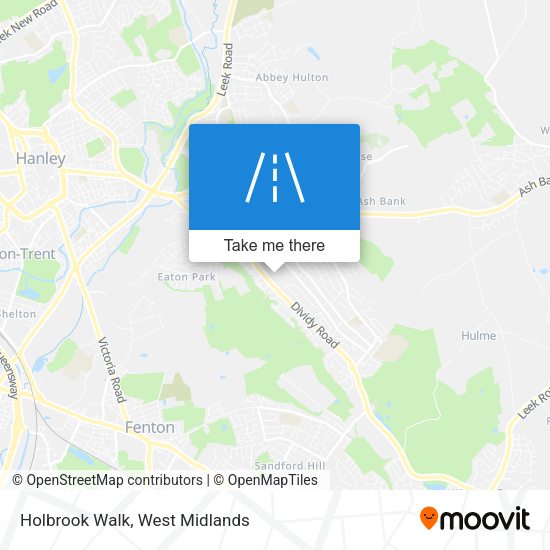 Holbrook Walk map