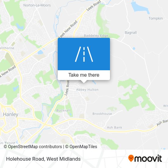 Holehouse Road map
