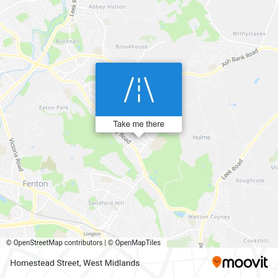 Homestead Street map