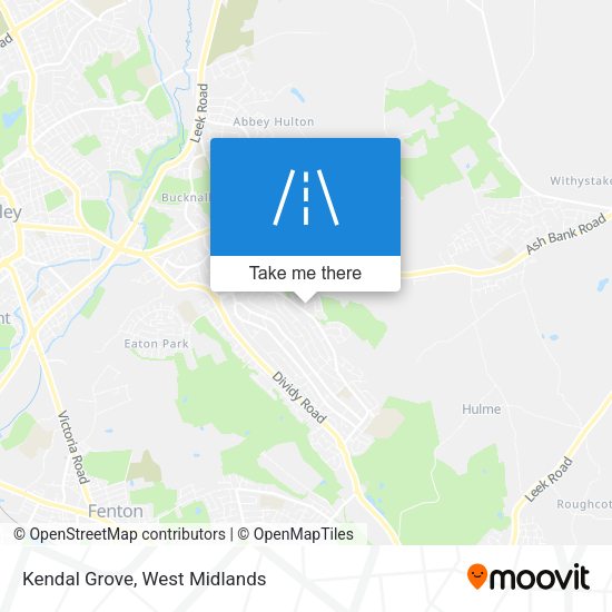 Kendal Grove map