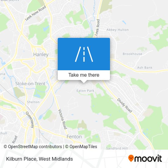 Kilburn Place map