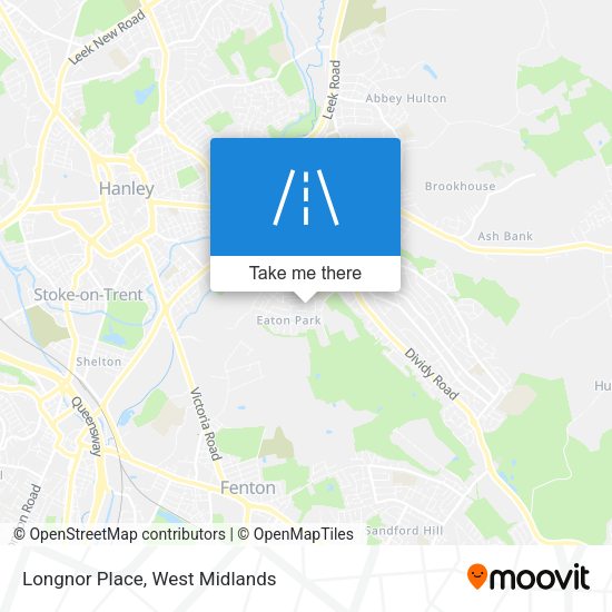 Longnor Place map