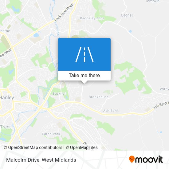 Malcolm Drive map
