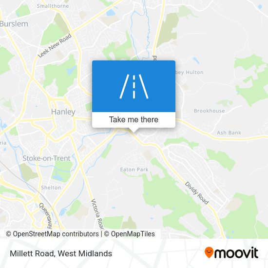 Millett Road map