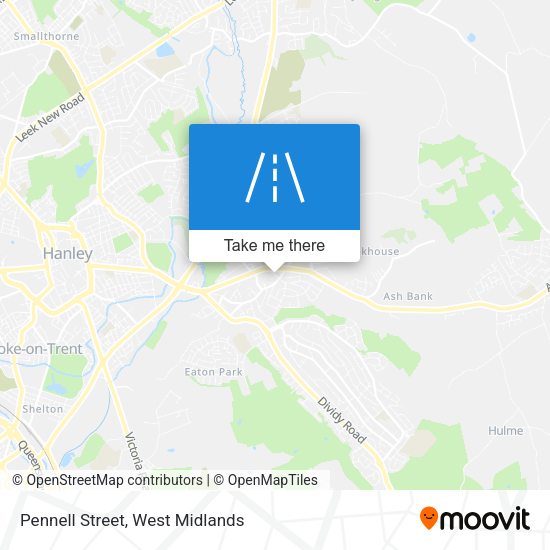 Pennell Street map