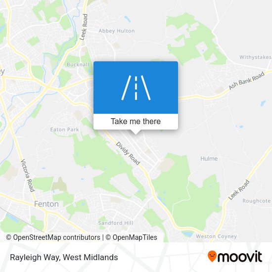 Rayleigh Way map