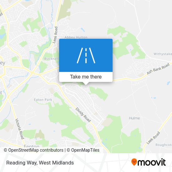 Reading Way map