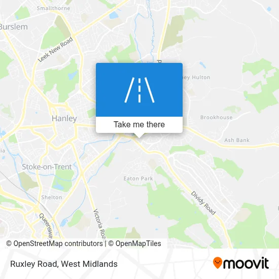 Ruxley Road map
