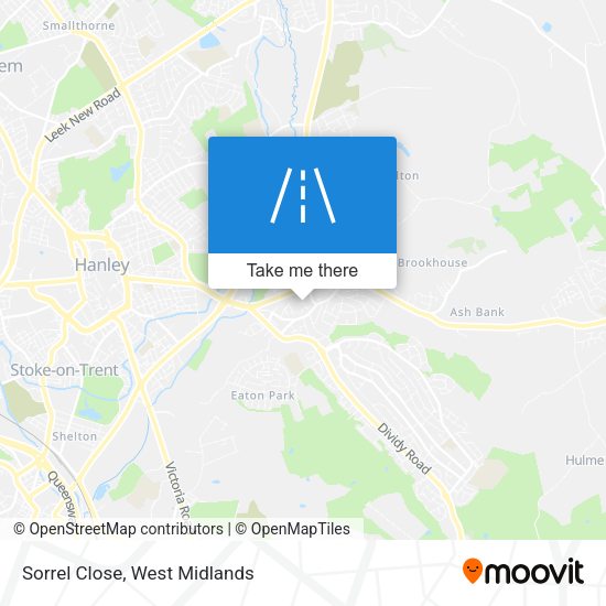 Sorrel Close map