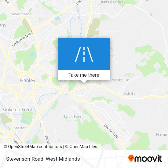 Stevenson Road map