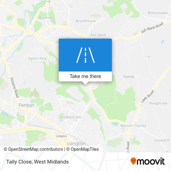 Tally Close map