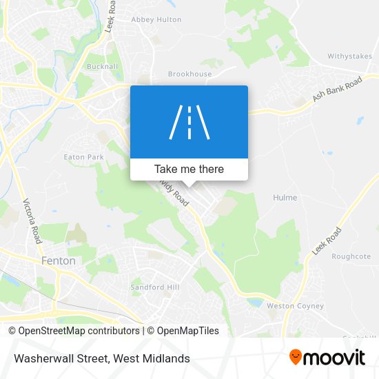 Washerwall Street map