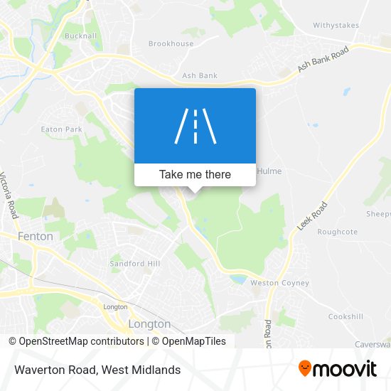 Waverton Road map