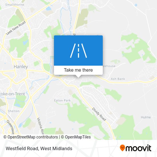 Westfield Road map