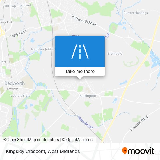 Kingsley Crescent map