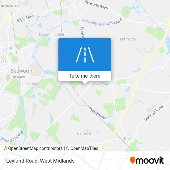 Leyland Road map