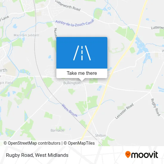 Rugby Road map