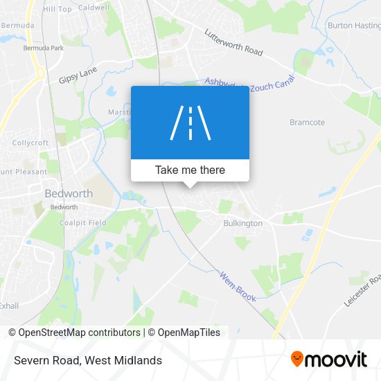Severn Road map