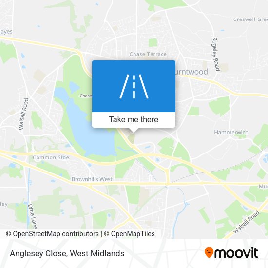 Anglesey Close map