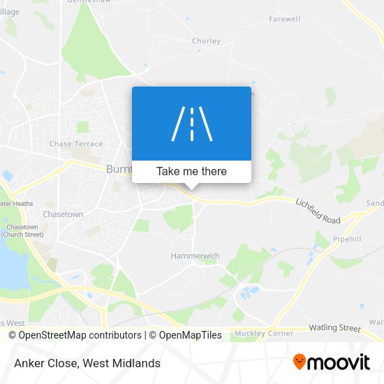 Anker Close map