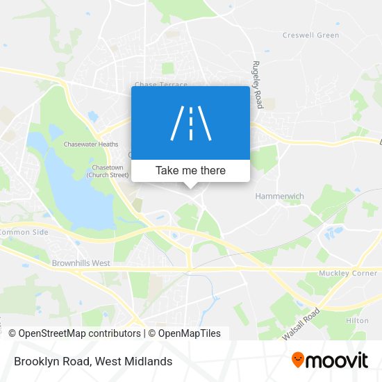 Brooklyn Road map