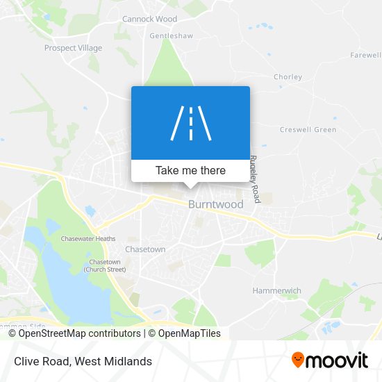 Clive Road map