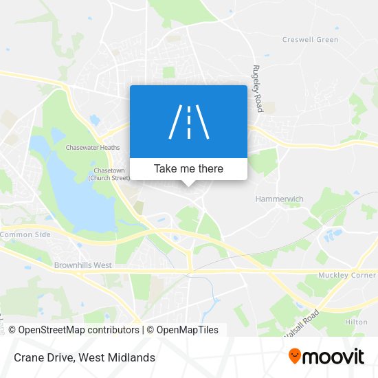 Crane Drive map